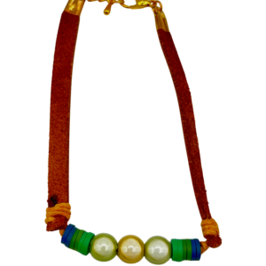 Earth-Tone Beaded Bracelet