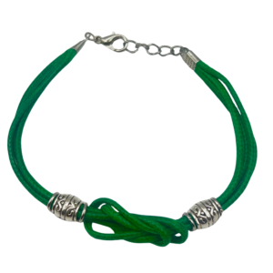 Green Knot Cord Bracelet