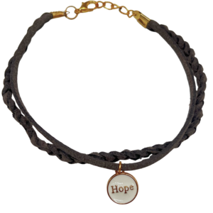 White Hope Braided Bracelet