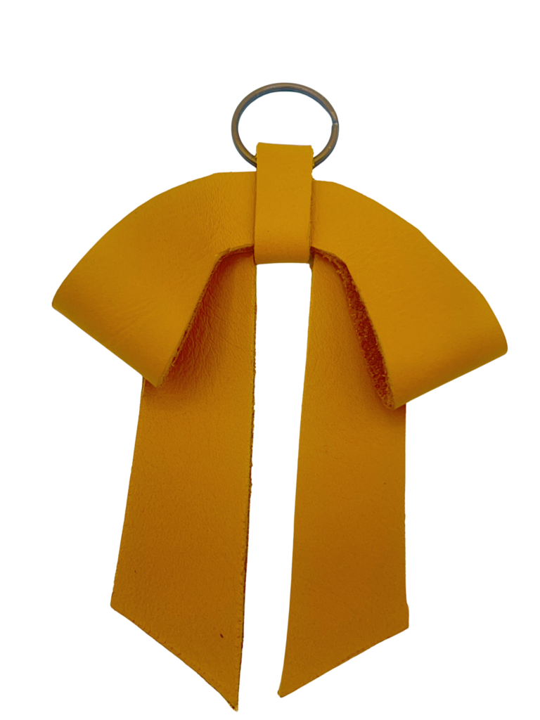 Yellow Bow Keyring