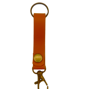 Brown Leather Keyring