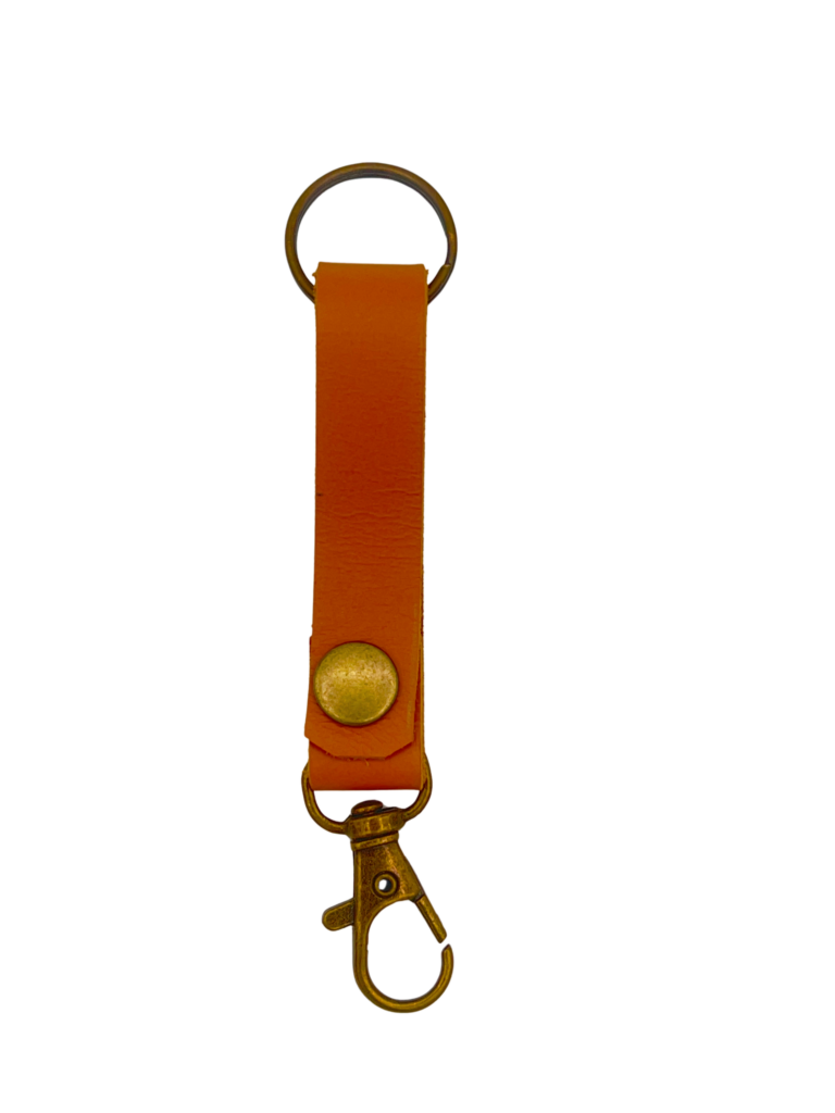 Brown Leather Keyring