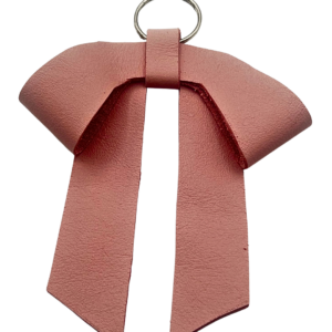 Blush Pink Bow Keyring